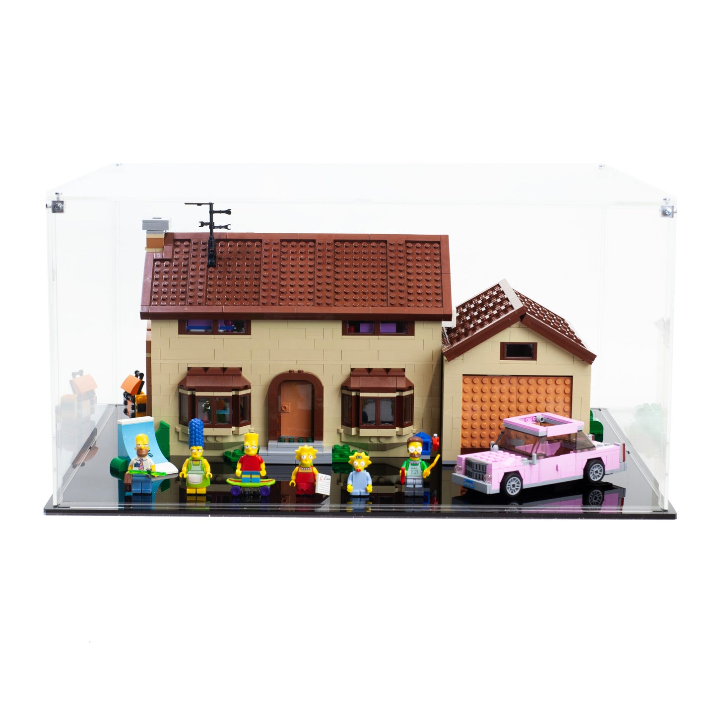 Premium Acrylic Display Case for LEGO The Simpsons House 71006