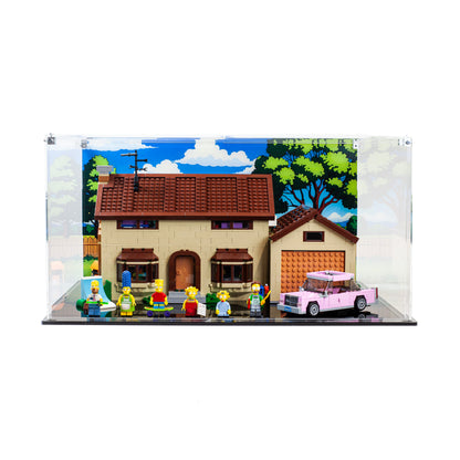 Premium Acrylic Display Case for LEGO The Simpsons House 71006