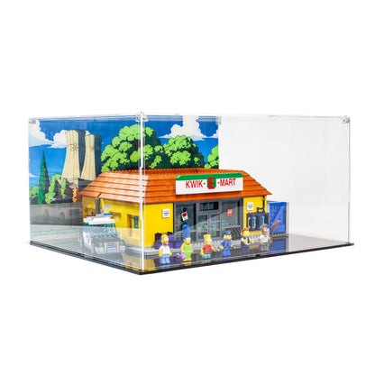 Premium Acrylic Display Case for LEGO Simpsons The Kwik-E-Mart 71016