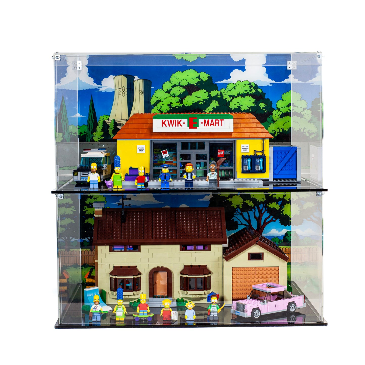 Premium Acrylic Display Case for LEGO Simpsons The Kwik-E-Mart 71016