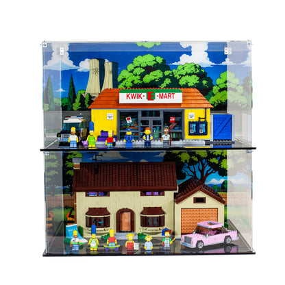 Premium Acrylic Display Case for LEGO Simpsons The Kwik-E-Mart 71016