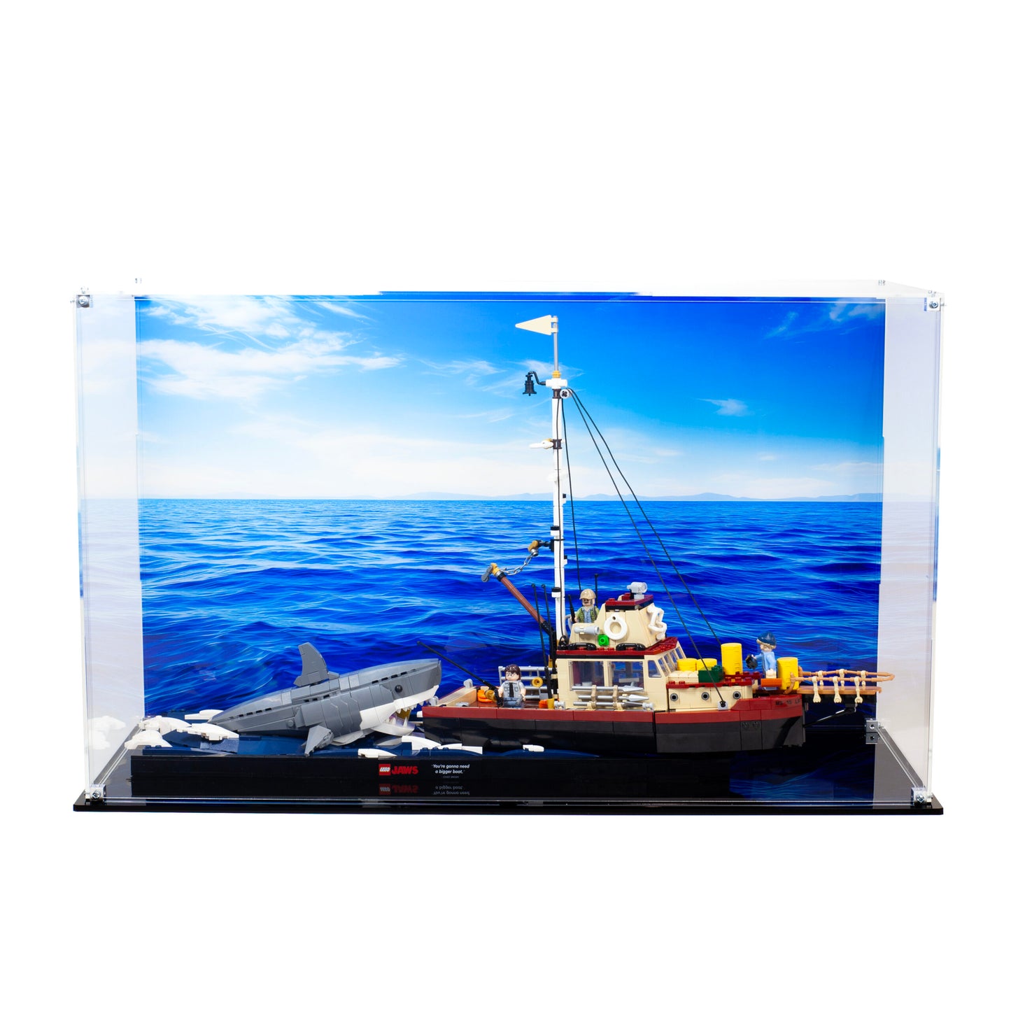 Premium Acrylic Display Case for LEGO Jaws 21350