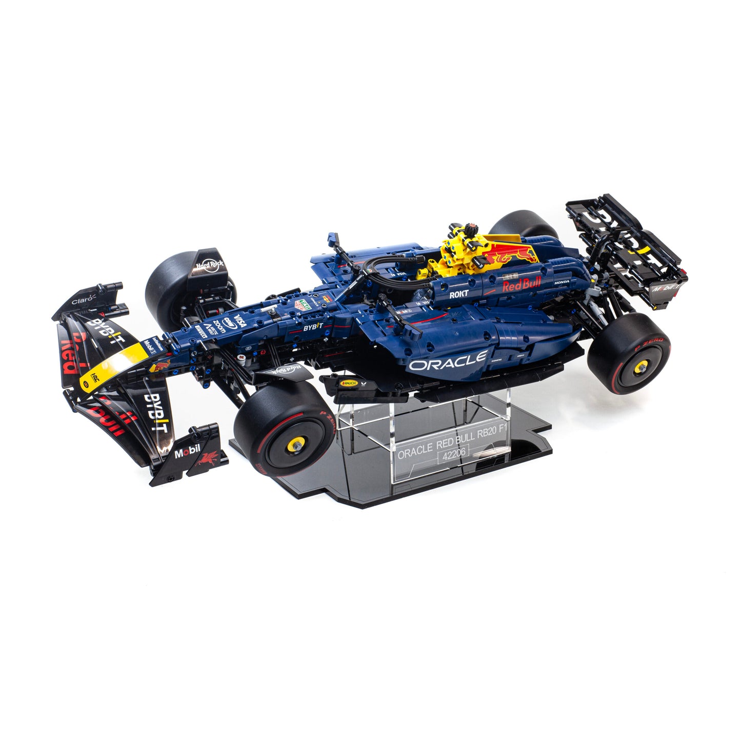 Acrylic Display Stand For LEGO Oracle Red Bull Racing RB20 F1 42207