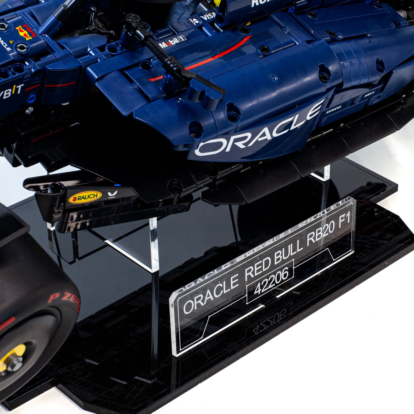 Acrylic Display Stand For LEGO Oracle Red Bull Racing RB20 F1 42207