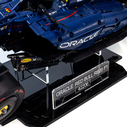 Acrylic Display Stand For LEGO Oracle Red Bull Racing RB20 F1 42207
