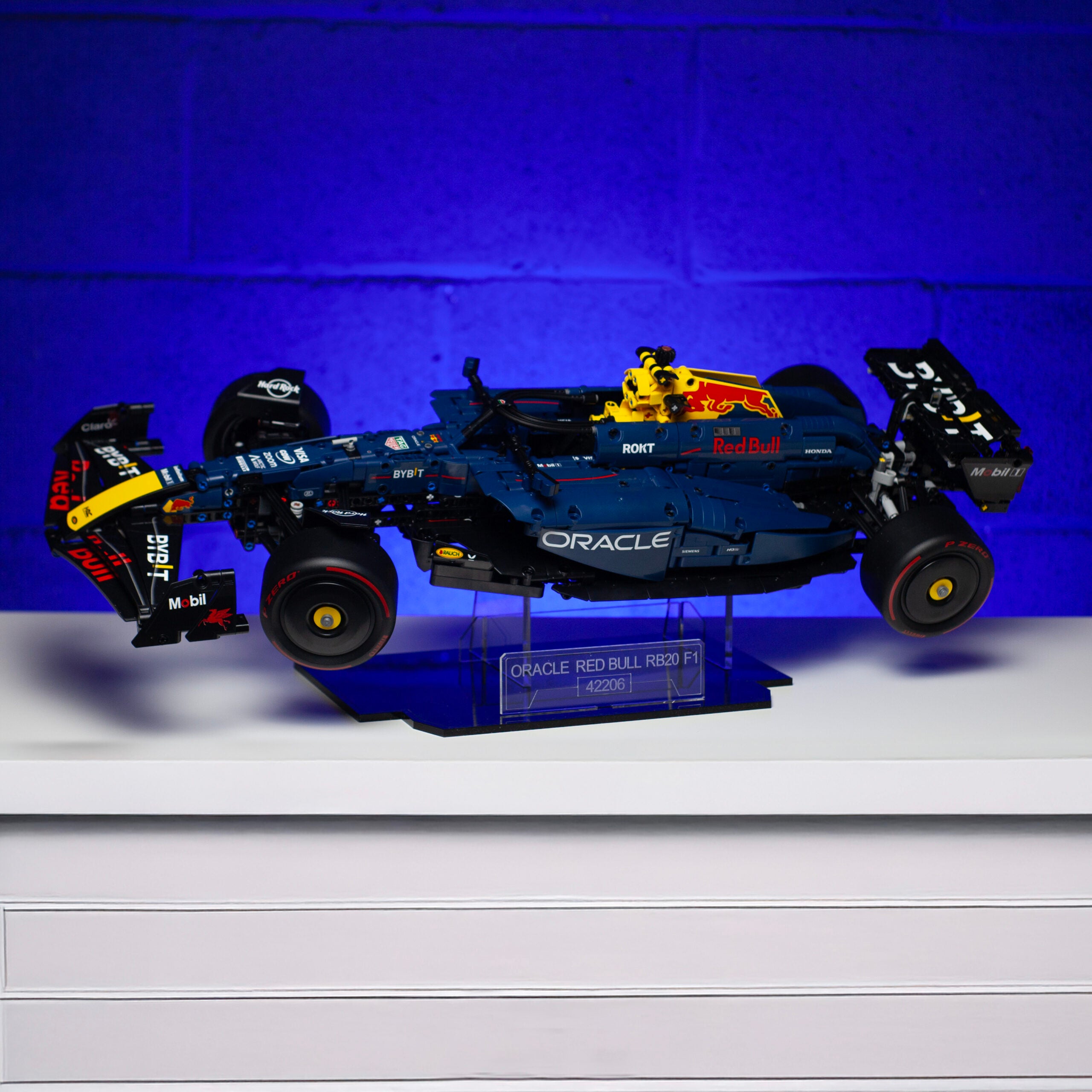 Acrylic Display Stand For LEGO Oracle Red Bull Racing RB20 F1
