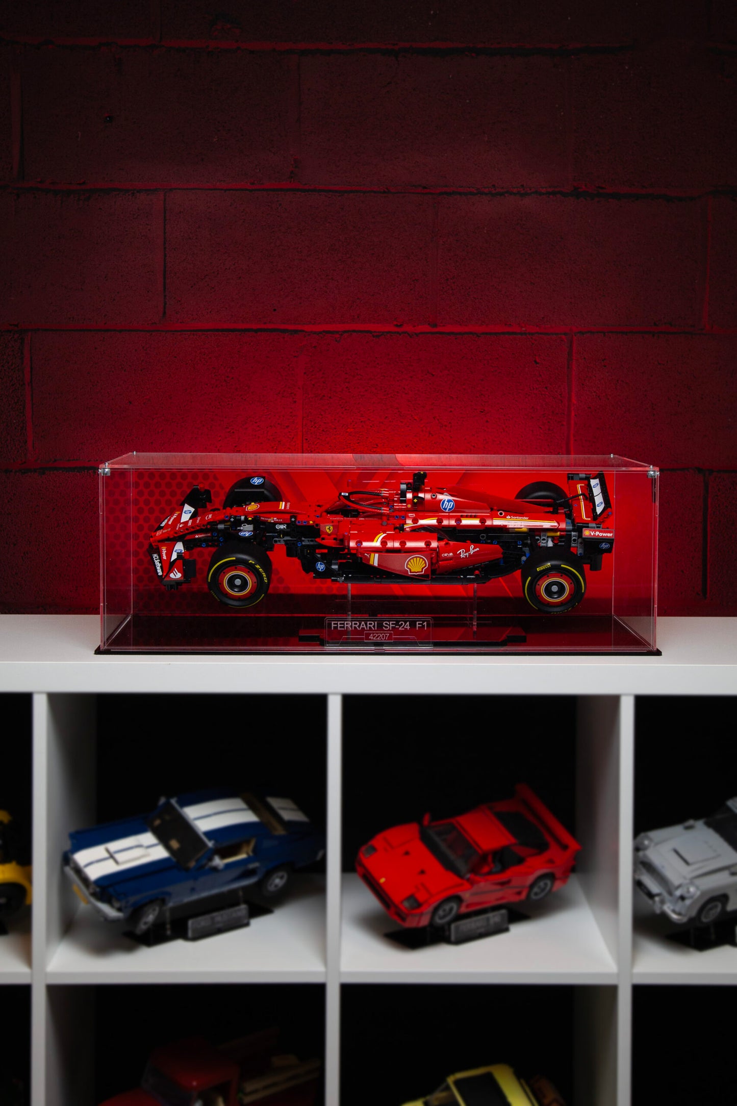 Premium Acrylic Display Case for the LEGO® Technic Ferrari SF-24 F1 42207