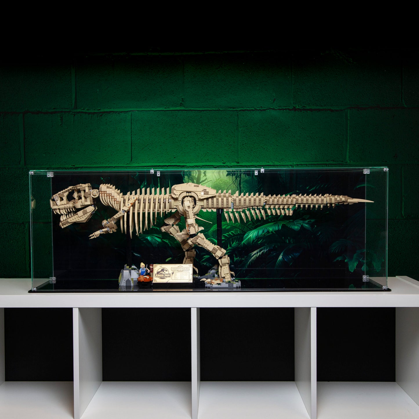 Premium Acrylic Display Case for the LEGO Dinosaur Fossils: Tyrannosaurus rex 76968