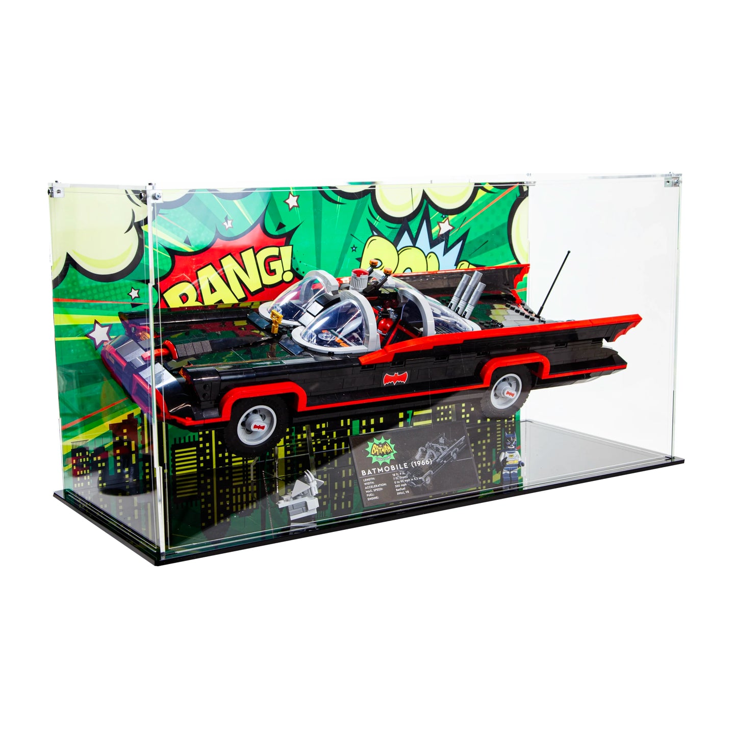 Premium Acrylic Display Case for LEGO Batman™: The Classic TV Series Batmobile™ 76328