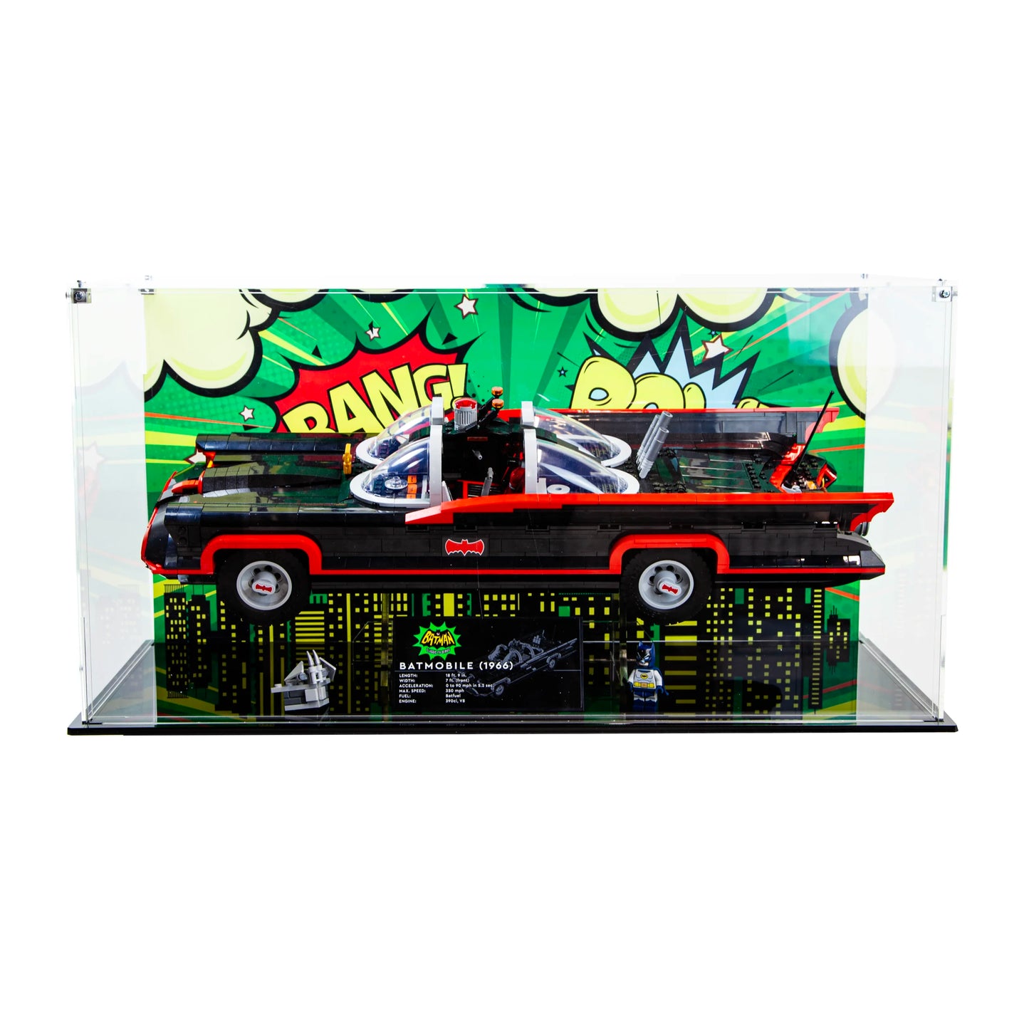 Premium Acrylic Display Case for LEGO Batman™: The Classic TV Series Batmobile™ 76328