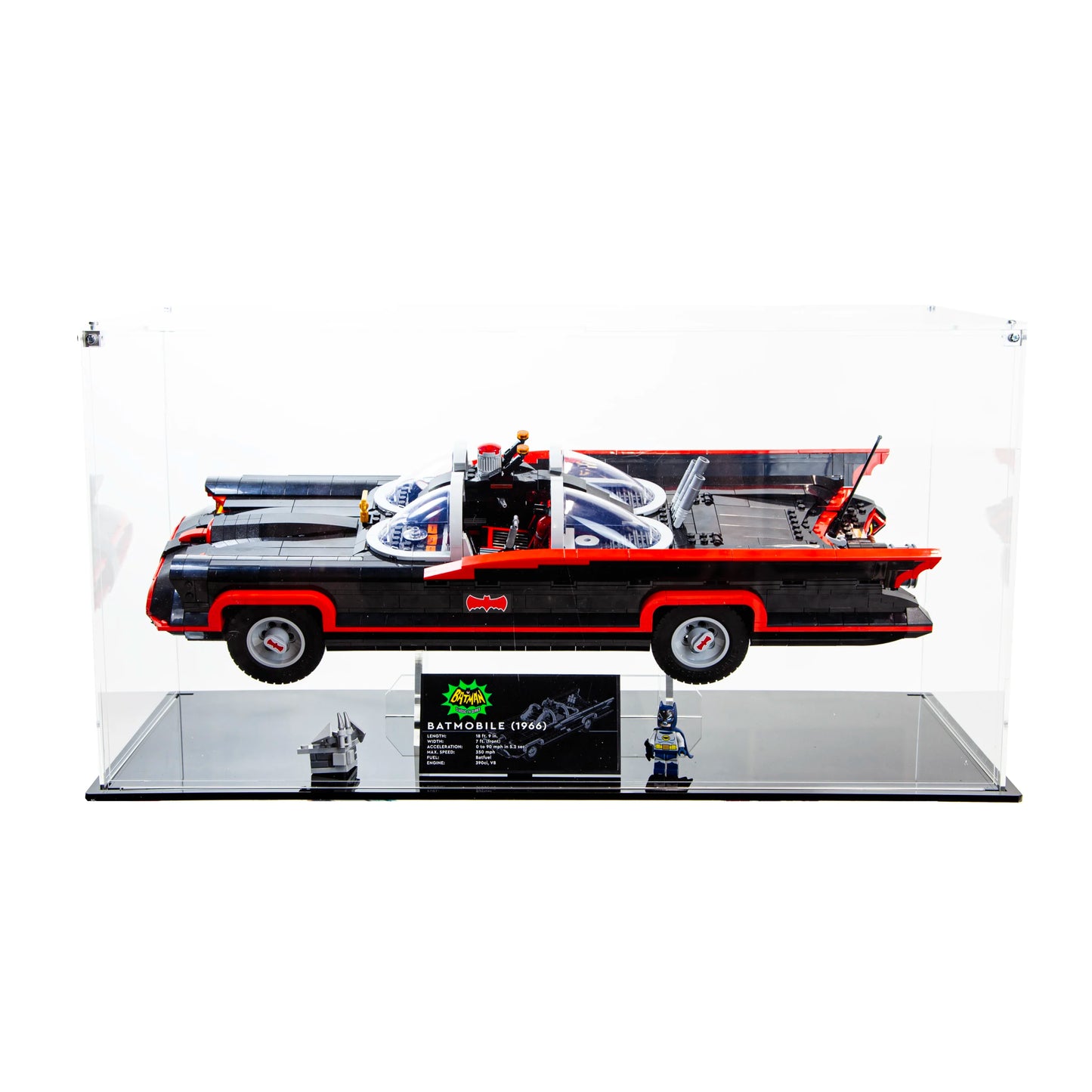 Premium Acrylic Display Case for LEGO Batman™: The Classic TV Series Batmobile™ 76328