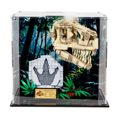 Acrylic Display Case for the LEGO Dinosaur Fossils: T. rex Skull 76964