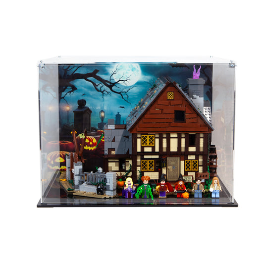 Acrylic Display Case for the LEGO® Disney Hocus Pocus: The Sanderson Sisters' Cottage 21341