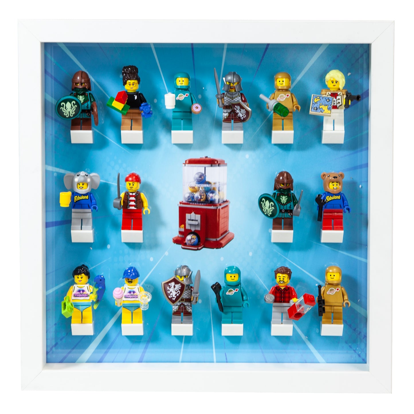 Acrylic Frame Insert for LEGO Vending Machine Minifigures