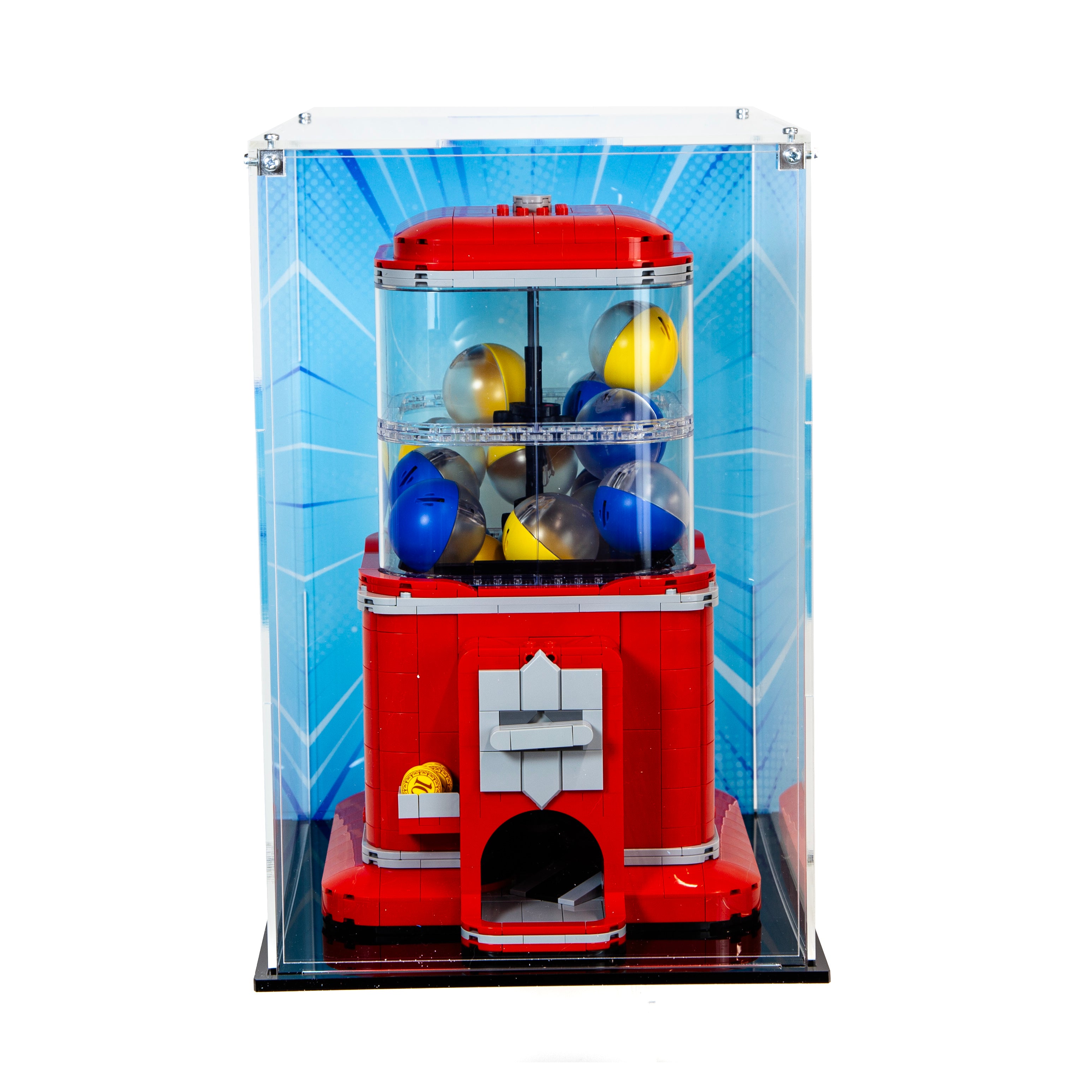 Acrylic Display Case for the LEGO Vending Machine 21358 – Laser Frame