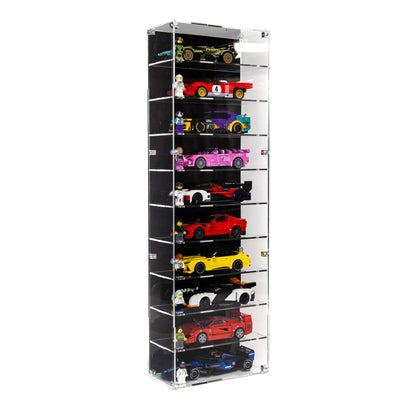 Wall Mounted Display Case for 10 LEGO Speed Champions