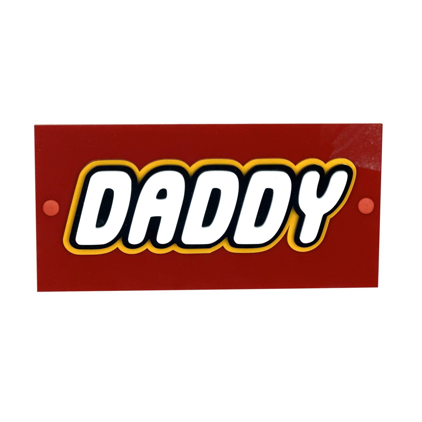 3D Stacked Acrylic Name Plaque