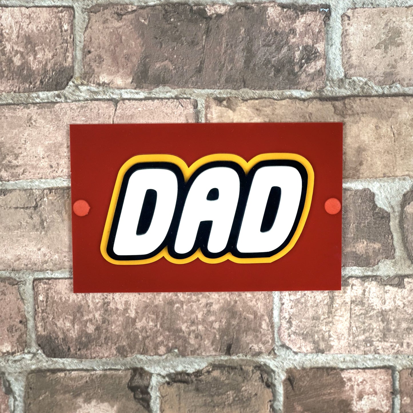 3D Stacked Acrylic Name Plaque
