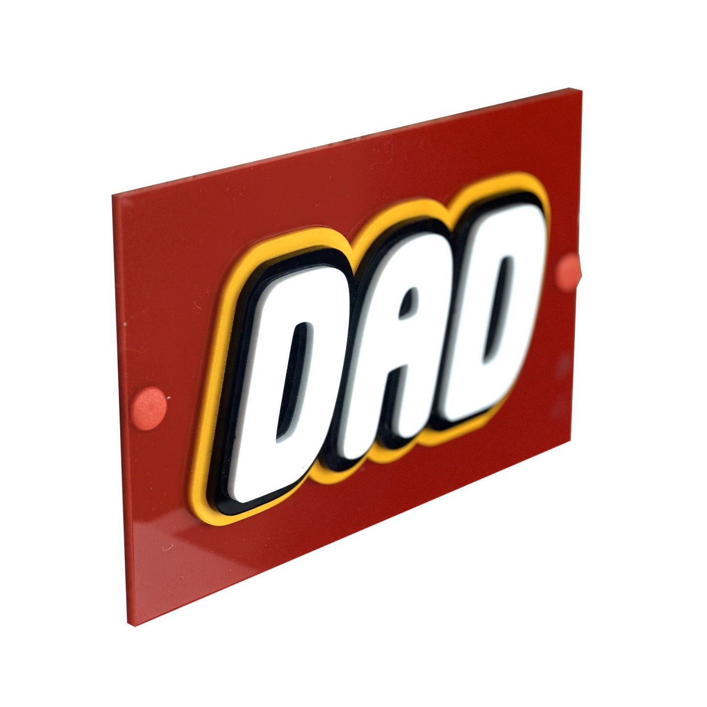 Dad/Daddy 3D Stacked Acrylic Name Plaque