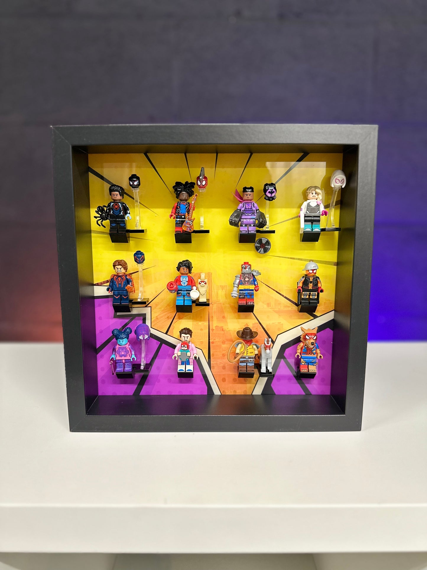 Acrylic Frame Insert for LEGO Spiderman: Spiderverse