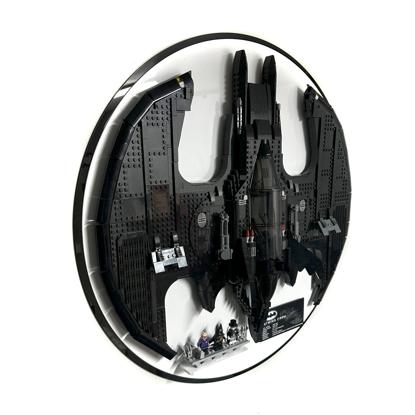 Acrylic Wall Display Stand For LEGO 1989 Batwing 76161