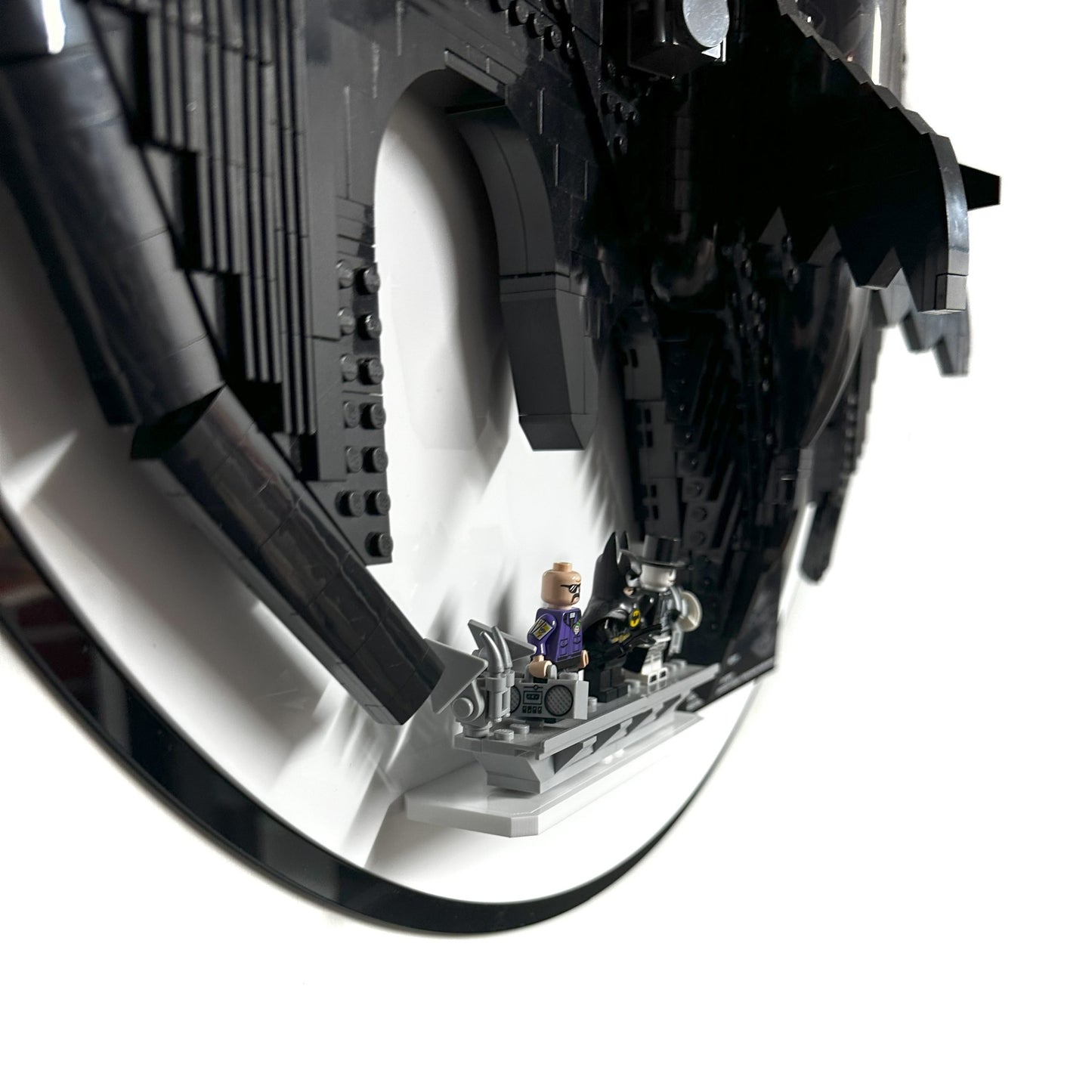Acrylic Wall Display Stand For LEGO 1989 Batwing 76161