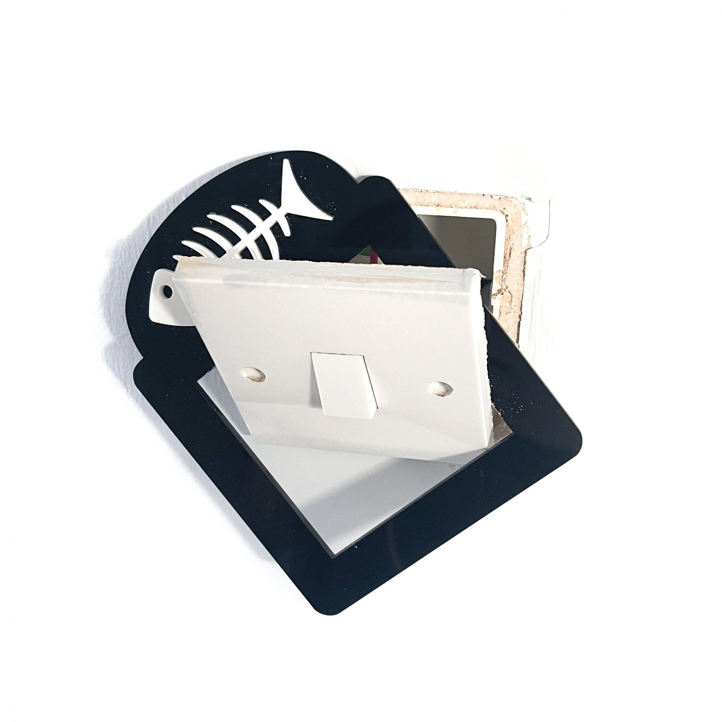 Fish Bone Acrylic Light Switch Surround