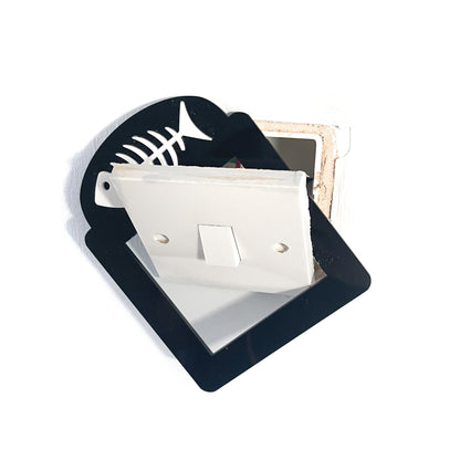 Fish Bone Acrylic Light Switch Surround
