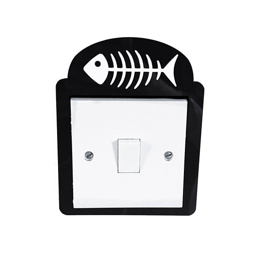 Fish Bone Acrylic Light Switch Surround