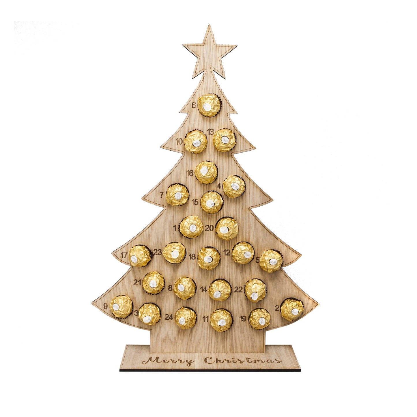 Personalised Christmas Ferrero Rocher advent calendar