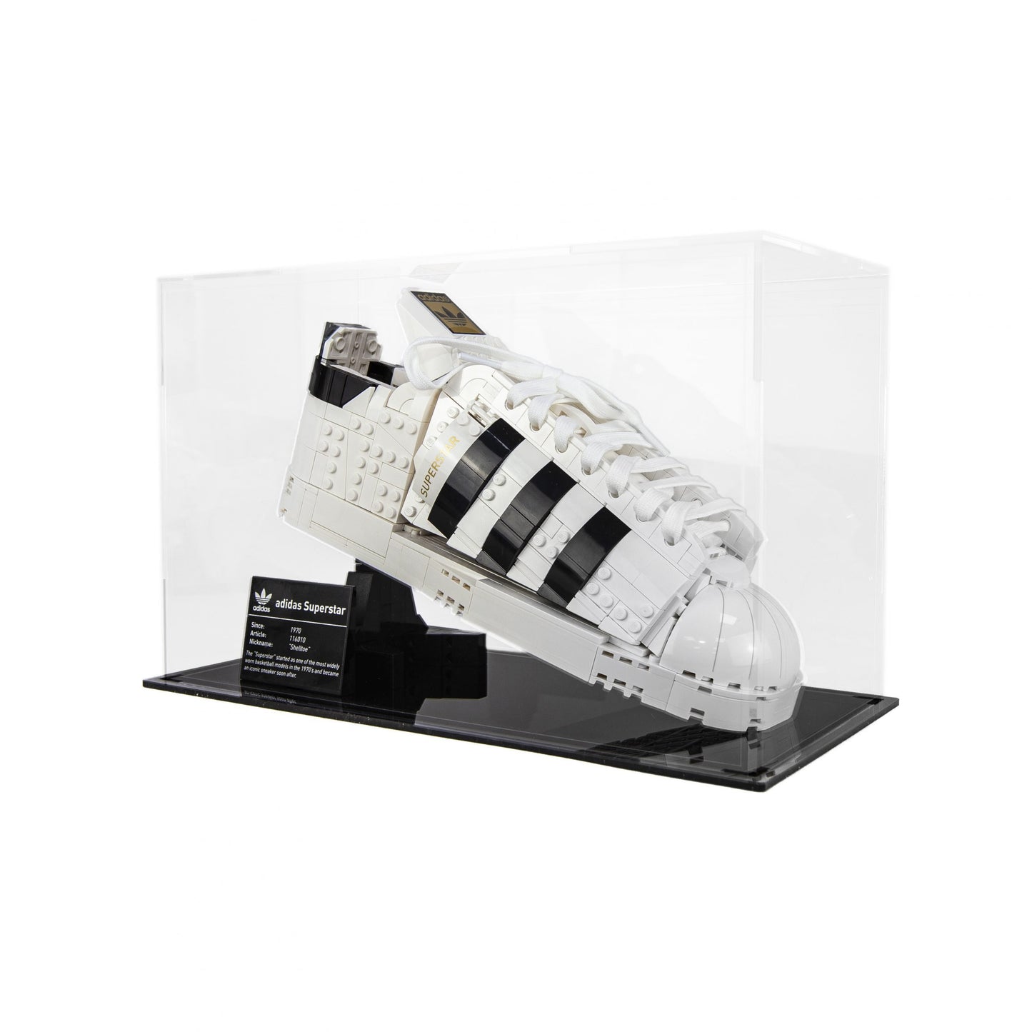Acrylic Display Case For LEGO Adidas Originals Superstar 10282