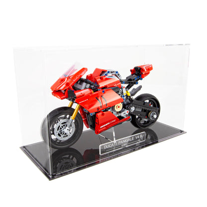 Ducati Panigale V4 R Display Case With Internal Stand For LEGO model (42107)