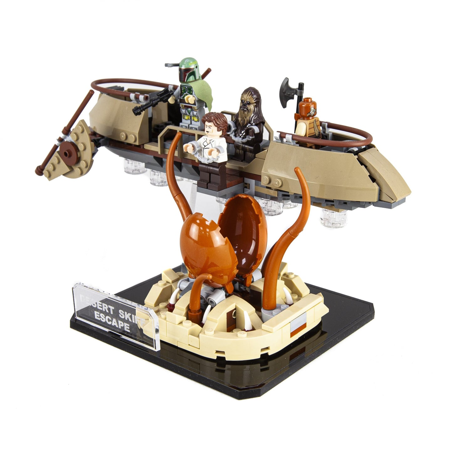 Acrylic Display Stand for LEGO Desert Skiff Escape 75174