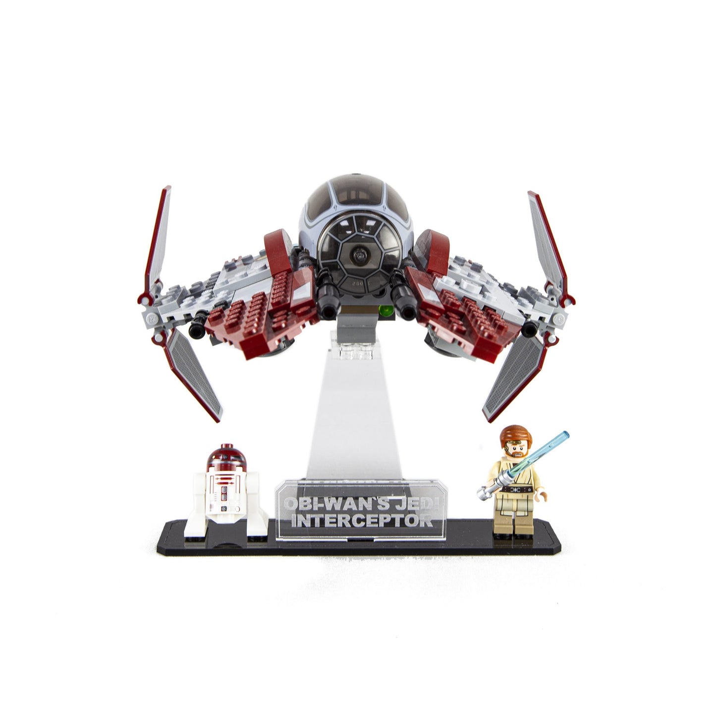 Acrylic Display Stand for LEGO Star Wars Obi-Wan’s Jedi Interceptor™ 75135