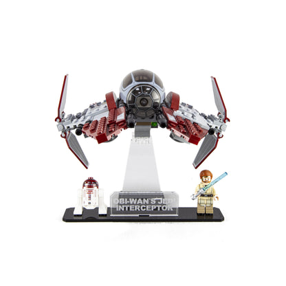 Acrylic Display Stand for LEGO Star Wars Obi-Wan’s Jedi Interceptor™ 75135
