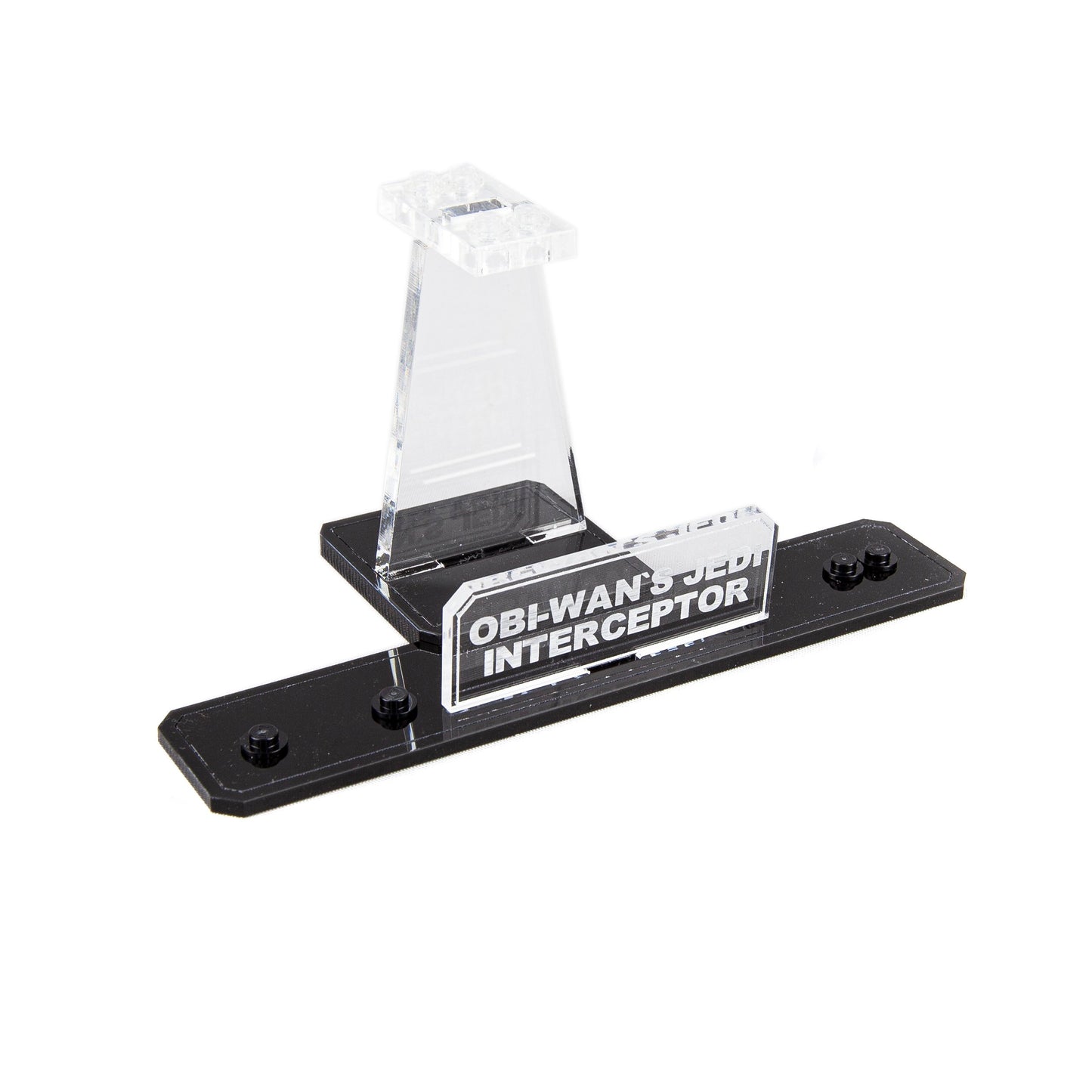 Acrylic Display Stand for LEGO Star Wars Obi-Wan’s Jedi Interceptor™ 75135