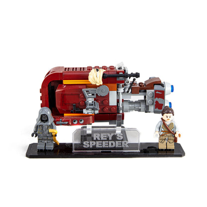 Acrylic Display Stand for LEGO Star Wars Rey’s Speeder™ 75099