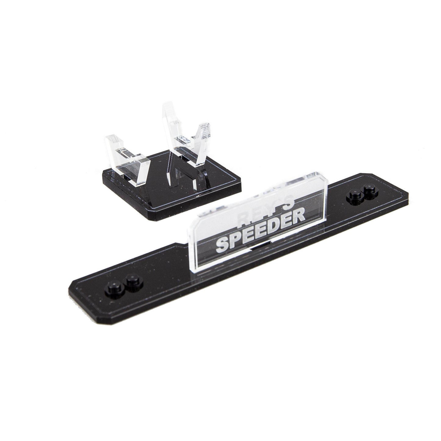 Acrylic Display Stand for LEGO Star Wars Rey’s Speeder™ 75099