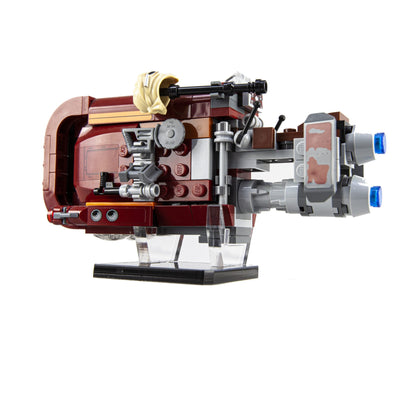 Acrylic Display Stand for LEGO Star Wars Rey’s Speeder™ 75099