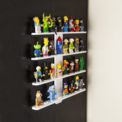 Wall mounted Acrylic Minifigure Stands