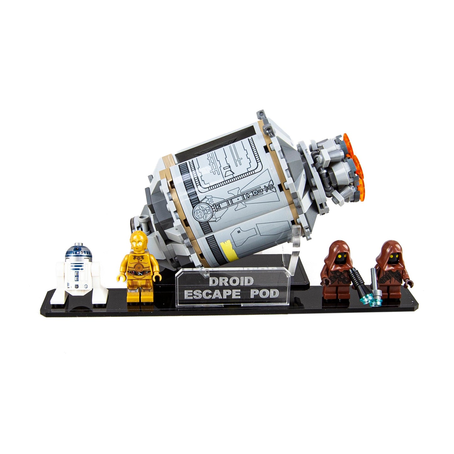 Acrylic Display Stand for LEGO Star Wars Droid™ Escape Pod 75136