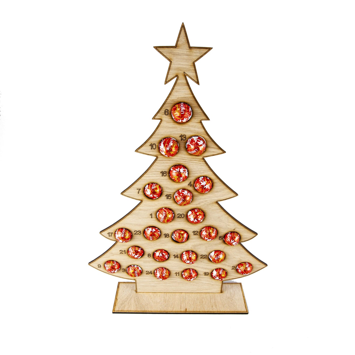 Personalised Christmas Lindt Lindor advent calendar