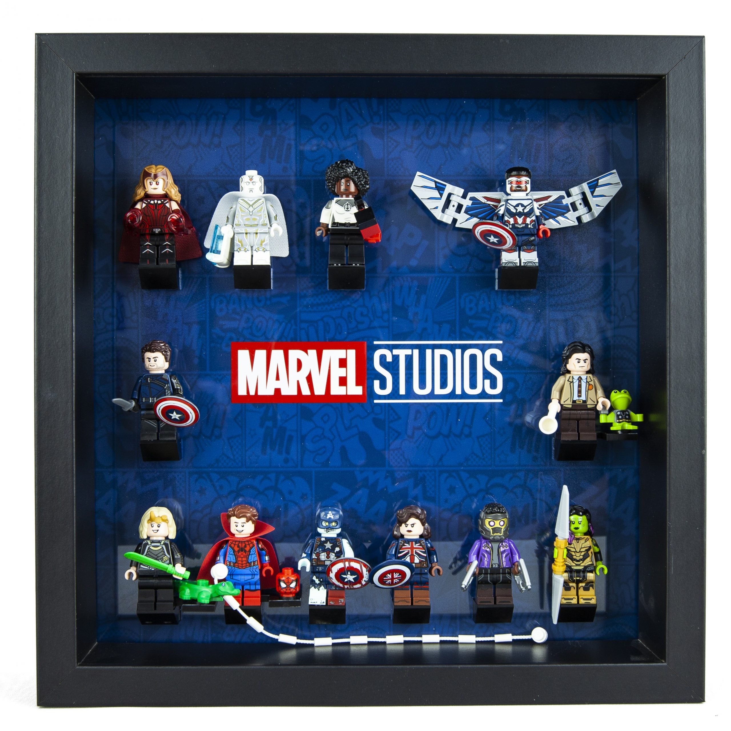 Marvel Studios minifigure series acrylic frame Insert – Laser Frame