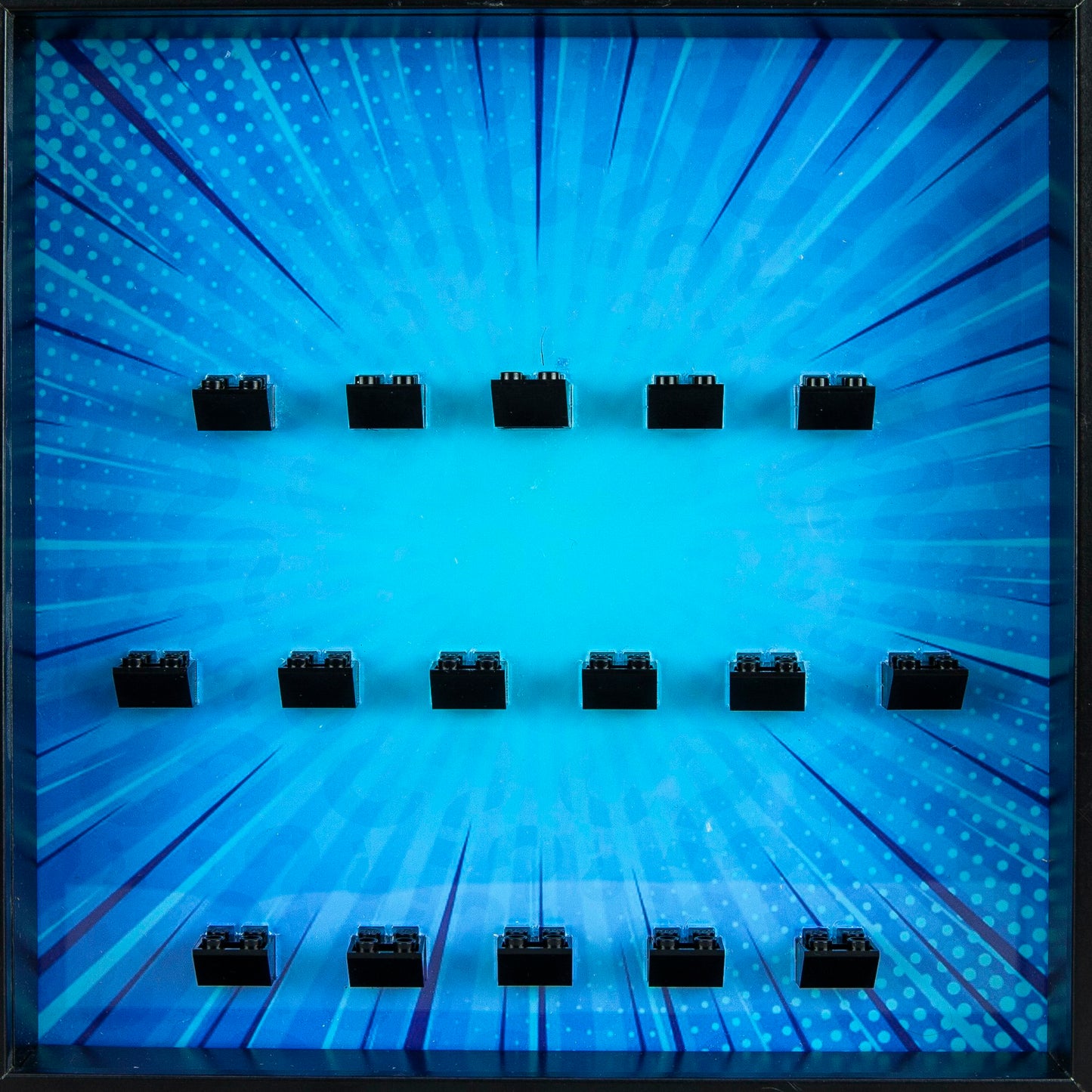 Blue DC minifigure series acrylic frame Insert