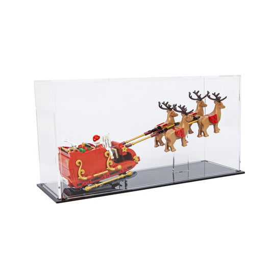 Santas Sleigh Acrylic Display case for LEGO model 40499