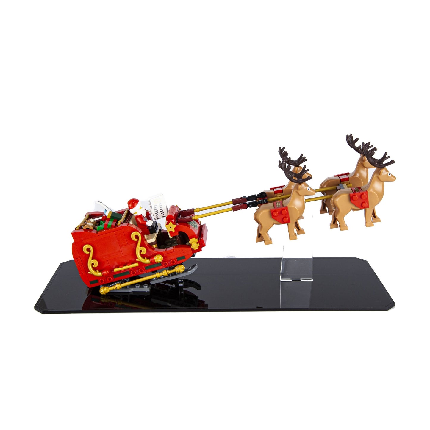 Acrylic Display Stand for LEGO Santa’s Sleigh 40499