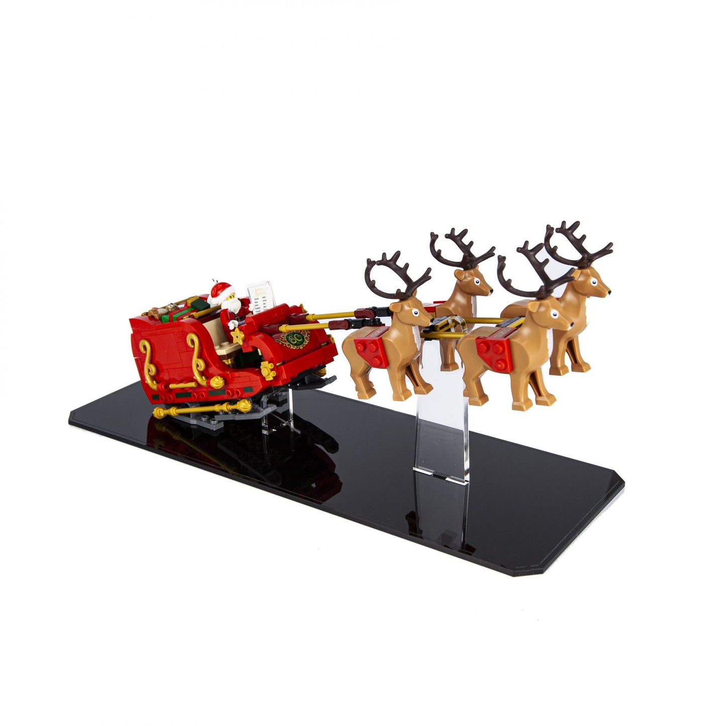 Acrylic Display Stand for LEGO Santa’s Sleigh 40499