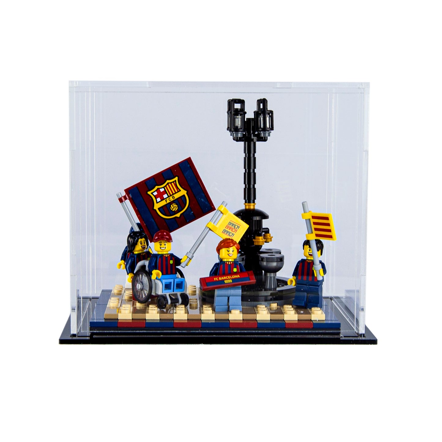 Acrylic Display Case for LEGO FC Barcelona Celebration 40485