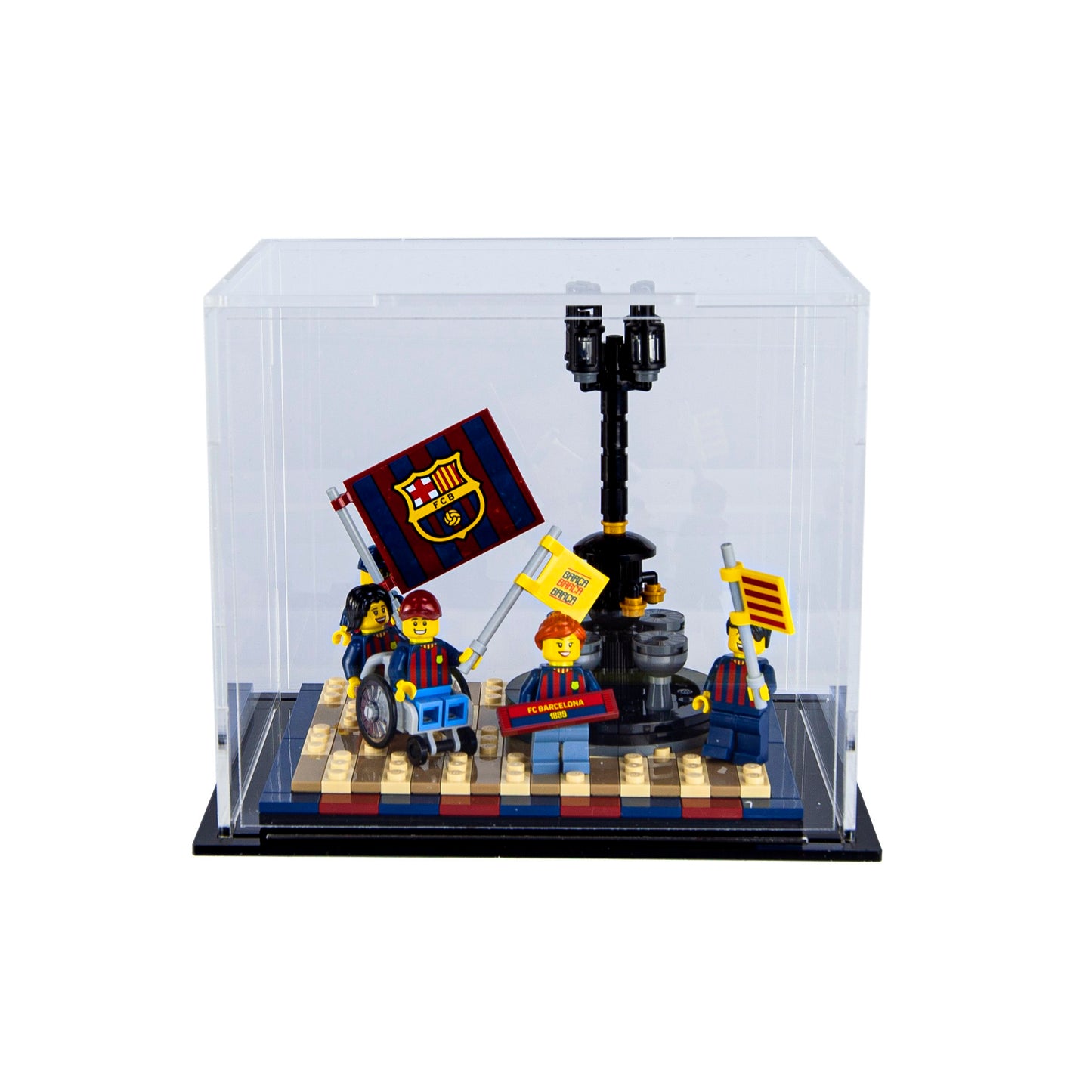Acrylic Display Case for LEGO FC Barcelona Celebration 40485