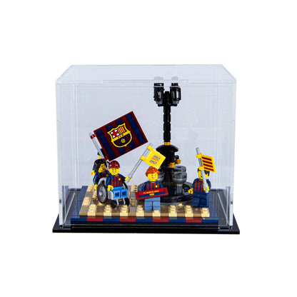 Acrylic Display Case for LEGO FC Barcelona Celebration 40485